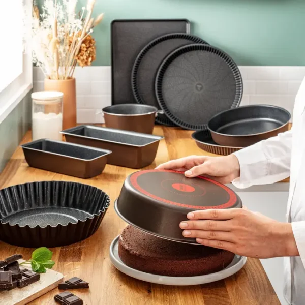 ⁦Plaque à Cake Perfect Bake - TEFAL - 28cm⁩ - الصورة ⁦4⁩